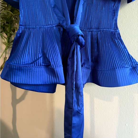 AKIRA Blue Blouse Top - Picture 4 of 5